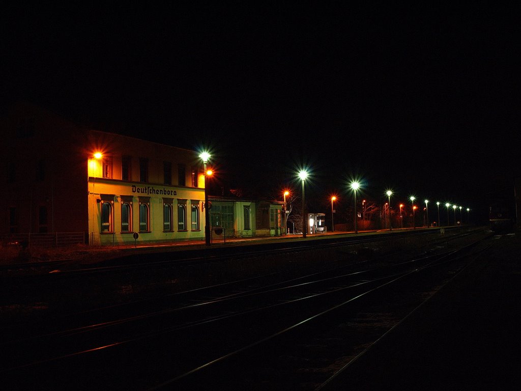 Der Bahnhof von Deutschenbora, Мейссен