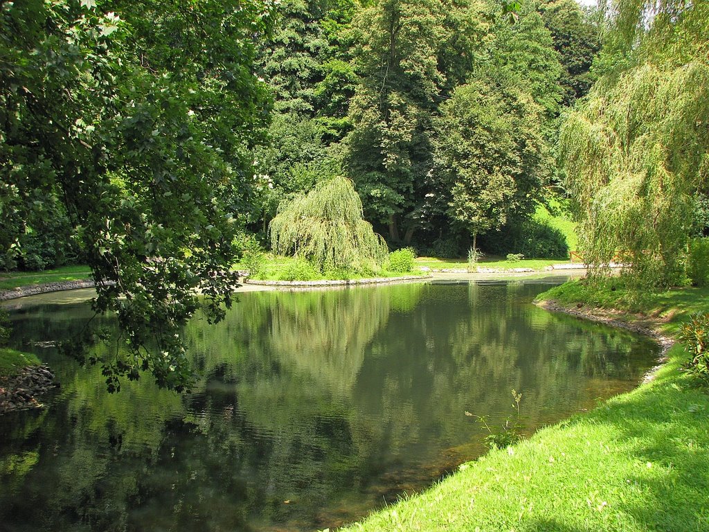 Chemnitz - Kleiner Teich im Stadtpark, Хемниц