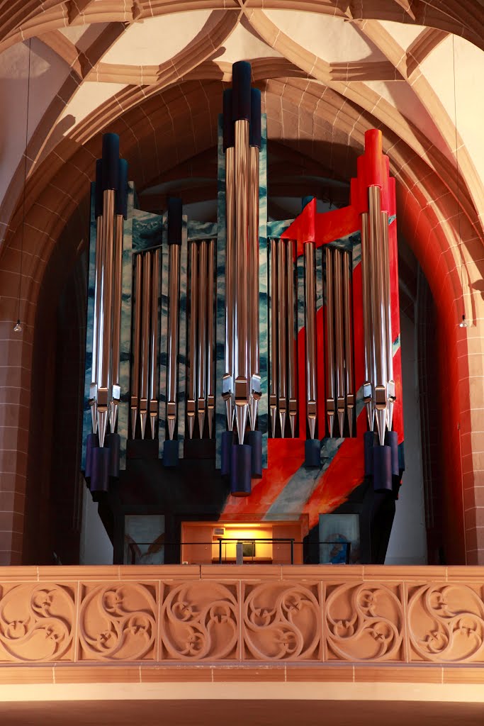 Orgelempore der Schlosskirche, Chemnitz, Хемниц