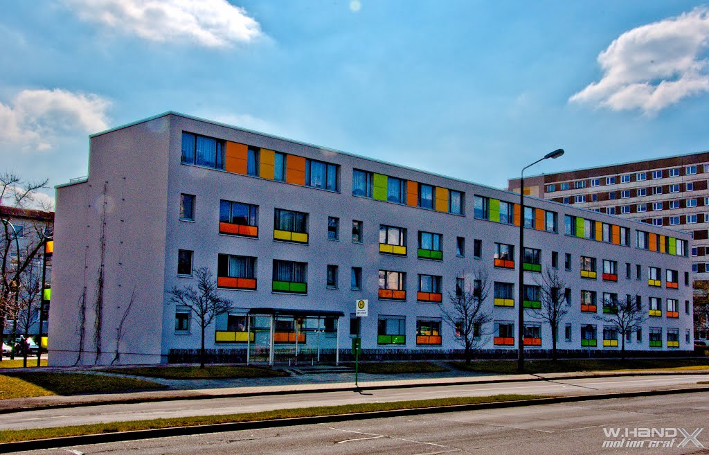 Modernisierter  Plattenbau (3), Хойерсверда