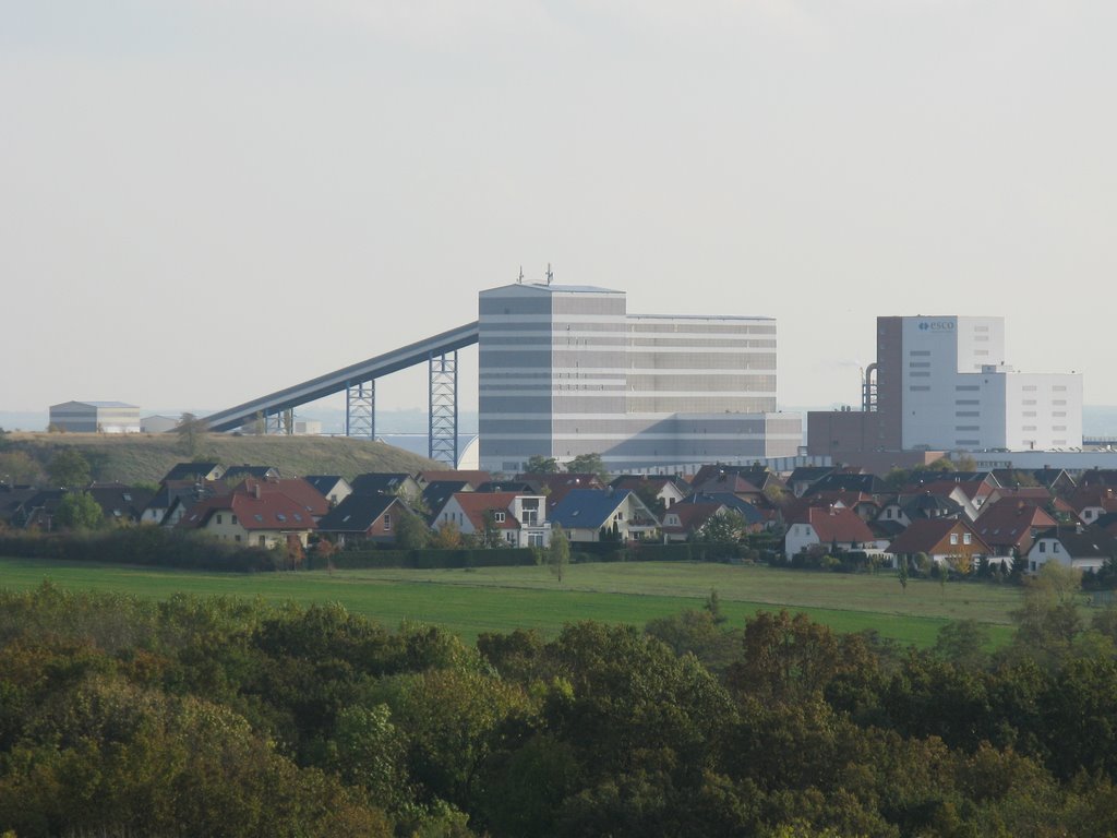 Salzwerk  (from far), Бернбург