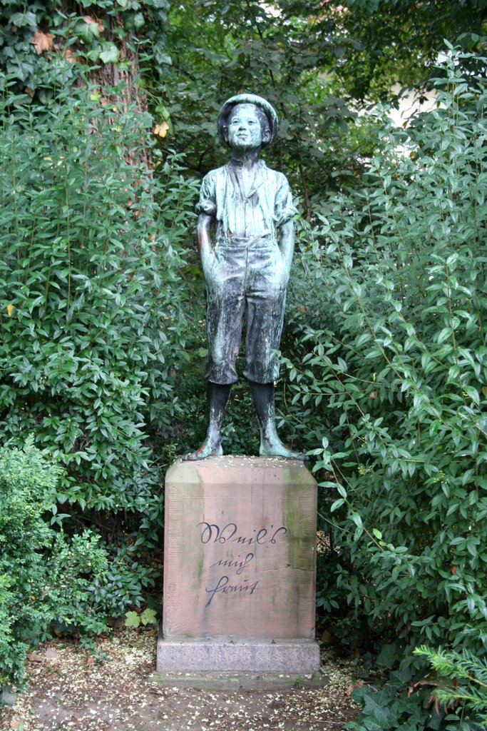 Weißenfels - Statue "Schusterjunge"/Paul Juckoff, Вейссенфельс