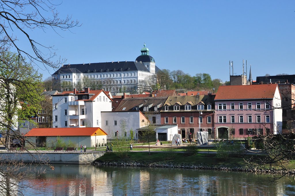 Weißenfels an der Saale mit Schloss Neu-Augustusburg und "Stadtbalkon" [2010], Вейссенфельс