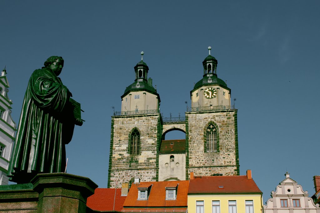 Martin Luther / Stadt- und Pfarrkirche St. Marien zu Wittenberg (1412-39), Виттенберг