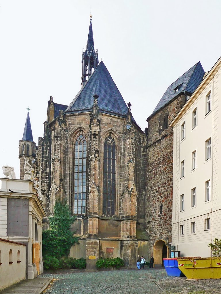 Schloß Altenburg - Schloßkirche (Rückansicht), Альтенбург