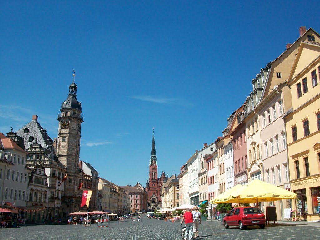 Marktplatz in Altenburg, Альтенбург