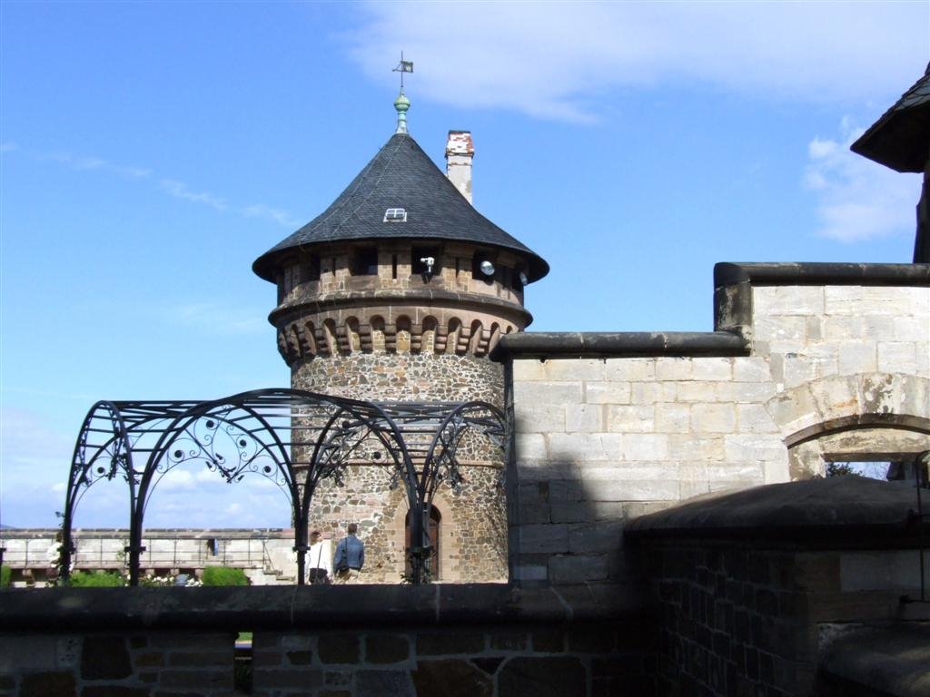 View over the castle place, Вернигероде