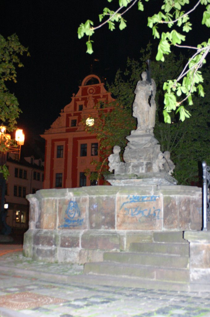 Brunnen am Rathaus, Гота