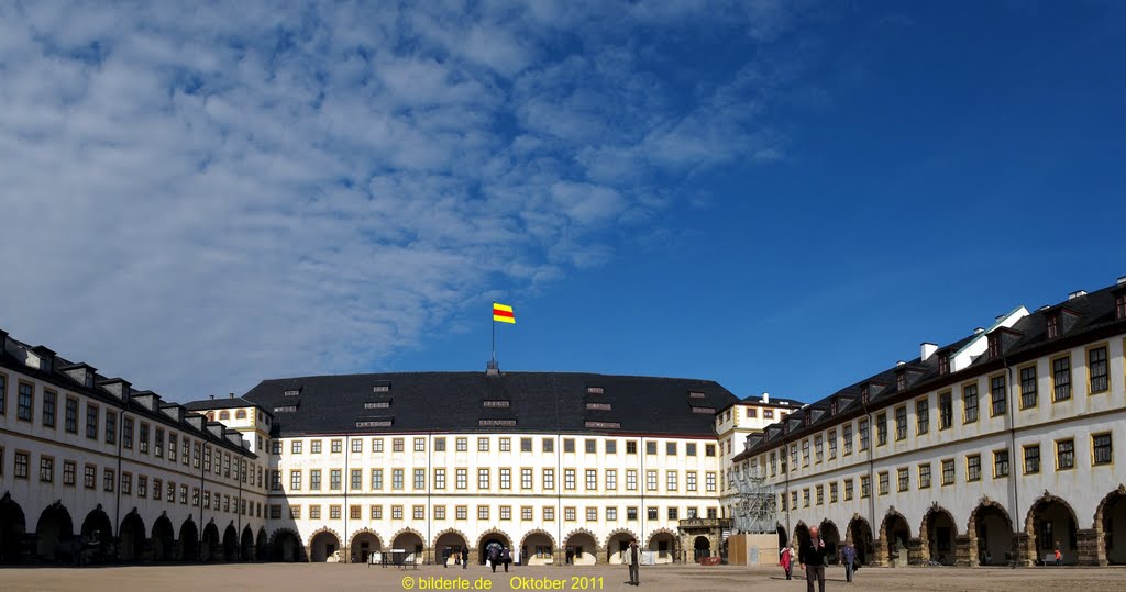Innenhof Schloss Friedenstein in Gotha, Гота