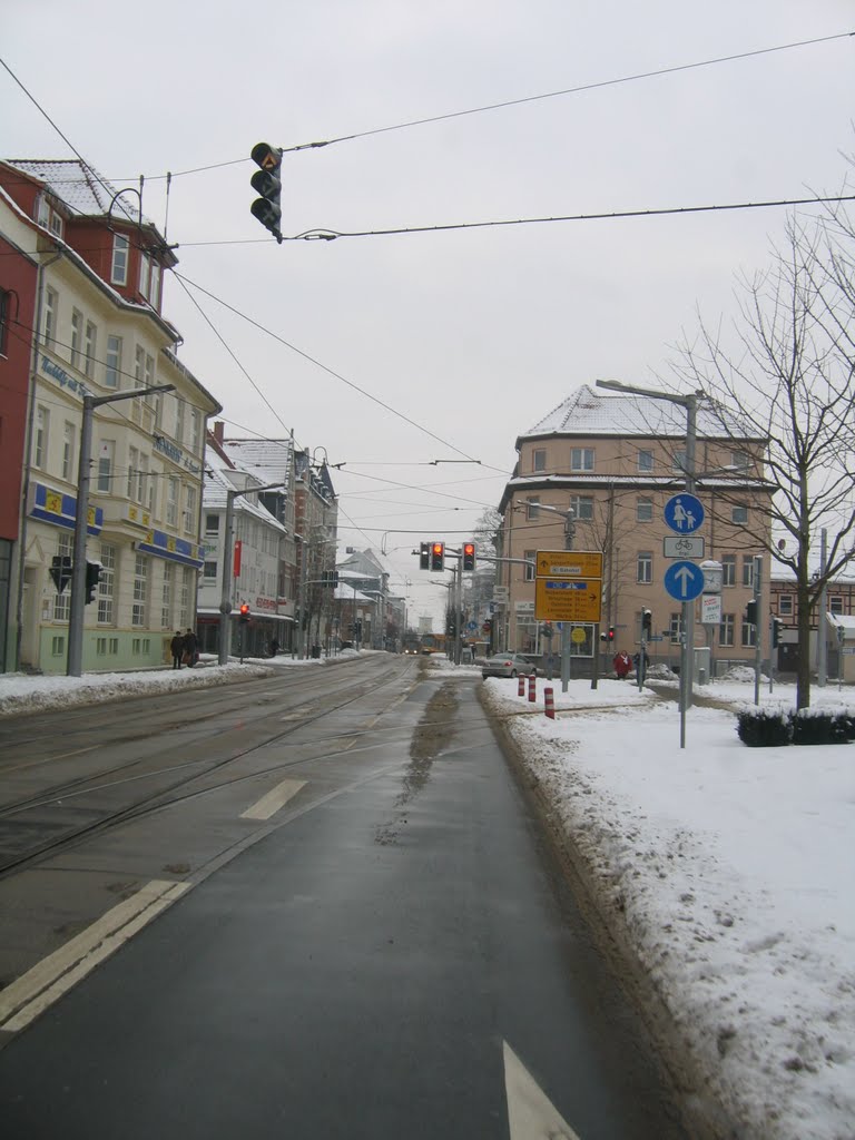 Rautenstrasse-Bahnhofstrasse in NDH, Нордхаузен
