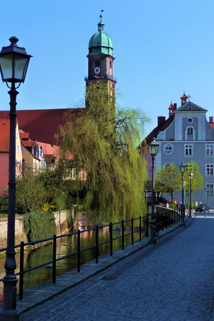 Amberg: Vils und Basilika, Амберг
