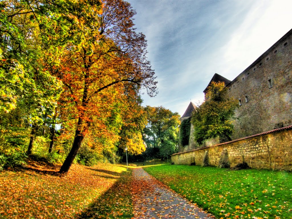 Herbst an der Stadtmauer, Амберг