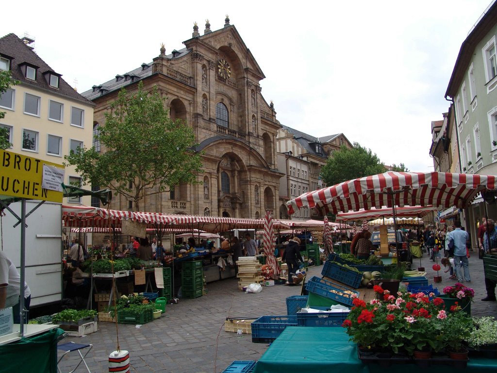 Marktstände - Grüner Markt, Бамберг