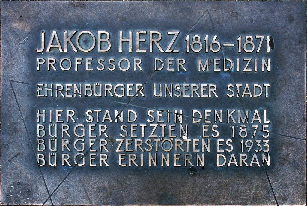 Jakob-Herz-Denkmal, Ерланген