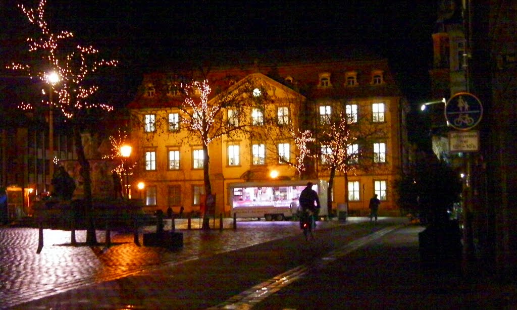 Der Marktplatz nach Weihnachten, Ерланген