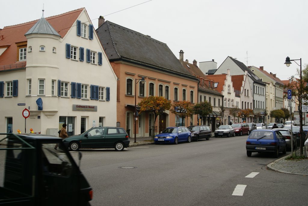At the corner of Harderstraße and Adolf-Kolping-Straße - На пересечении улиц Harderstraße и Adolf-Kolping-Straße, Ингольштадт