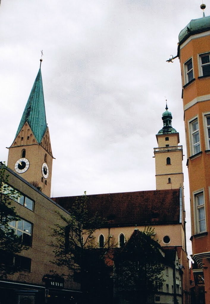 Ingolstadt, Moritzkirche und Pfeifenturm, Ингольштадт