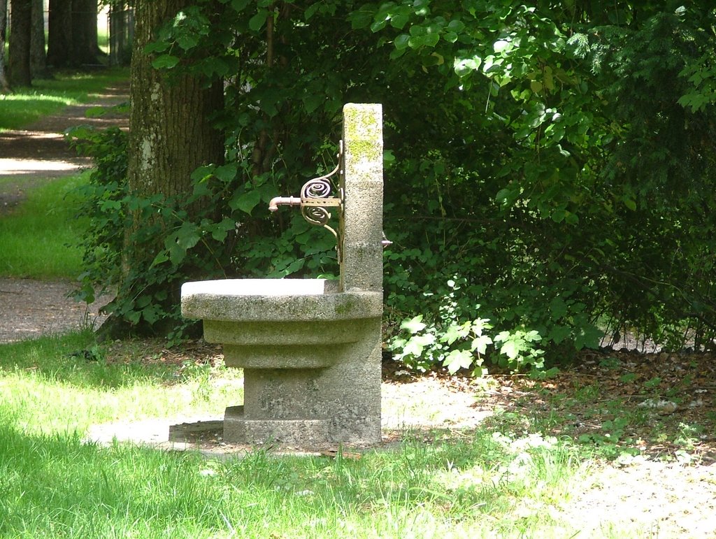 Brunnen im Park am Adenauerring, Кемптен