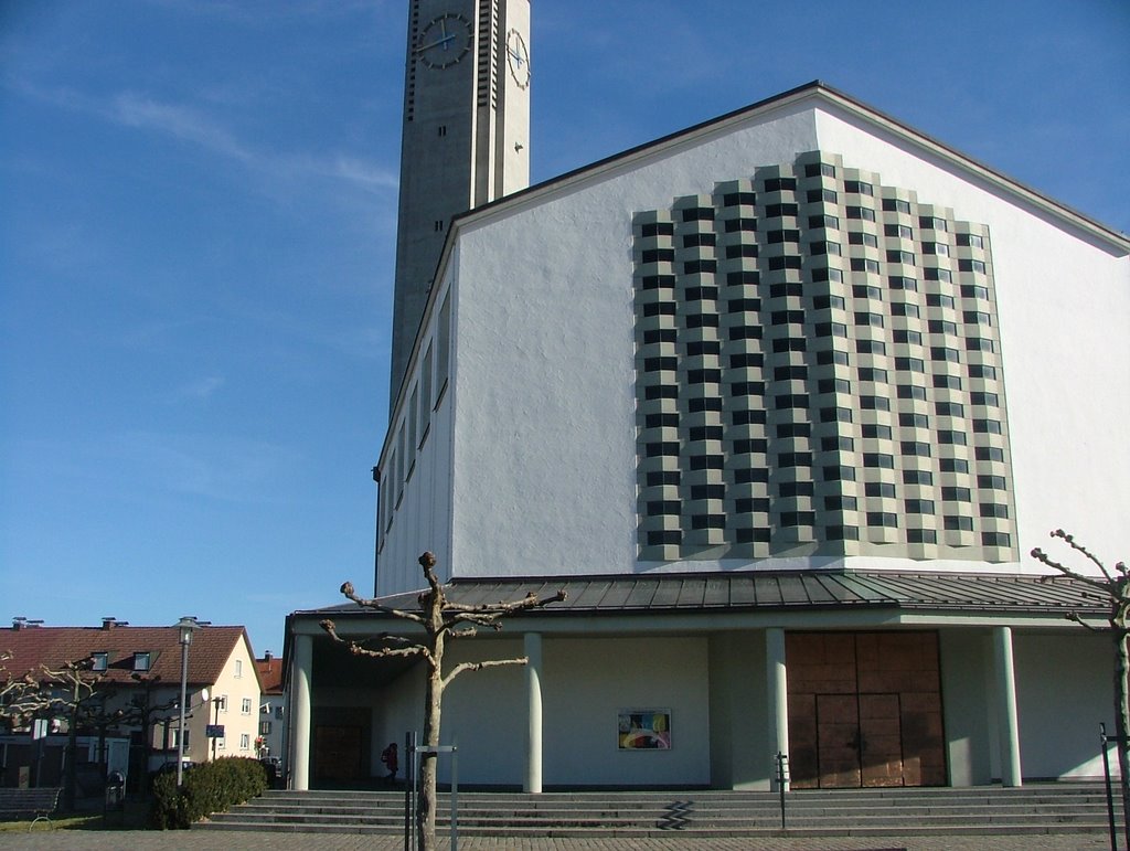 Die Ulrichskirche auf dem Lindenberg,Architekt Willy Hornung, Кемптен