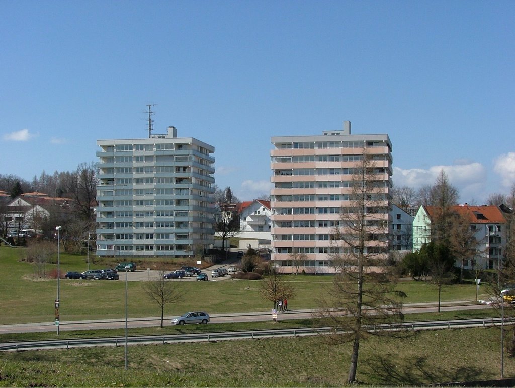 Zwei Hochhäuser am Haslacherberg, Кемптен