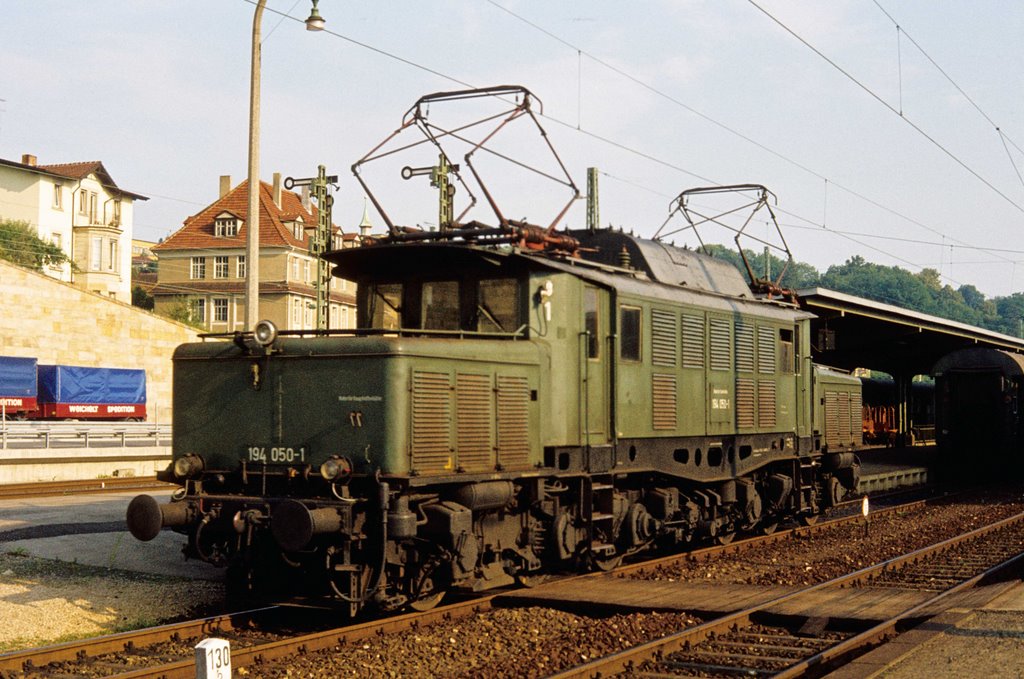 194 050 im Bahnhof Coburg (1982) (pb), Кобург