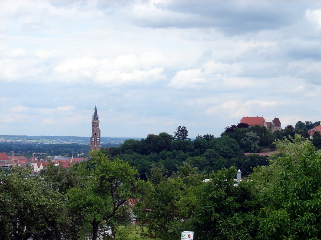St. Martin und Burg Trausnitz, Ландсхут