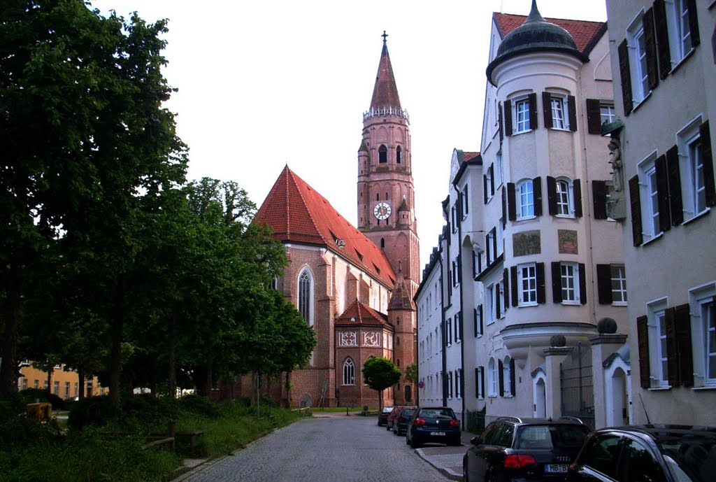 Landshut -kościół św. Jodoka / Landshut - st.Jodok church [gr], Ландсхут