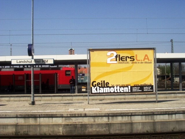 Landshut, Hauptbahnhof, Ландсхут