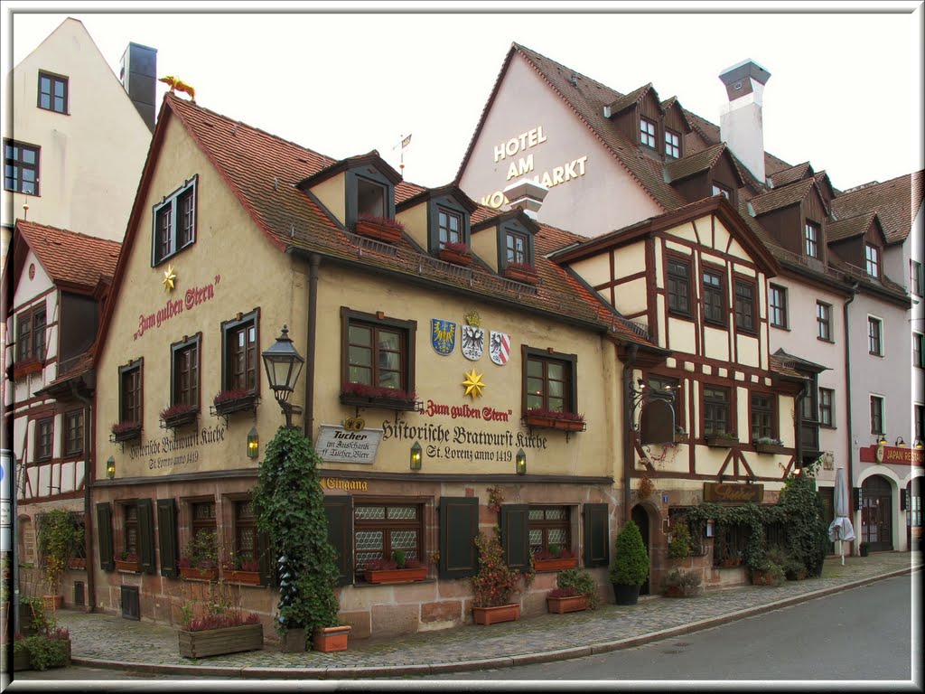 Historische Bratwurstküche, Нюрнберг