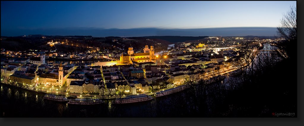 Passau bei Nacht, Пасау