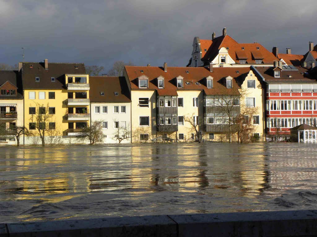 Donau, Hochwasser, Регенсбург