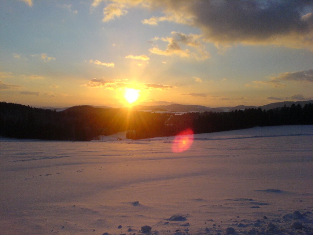 Sonnenuntergang im Winter, Фурт