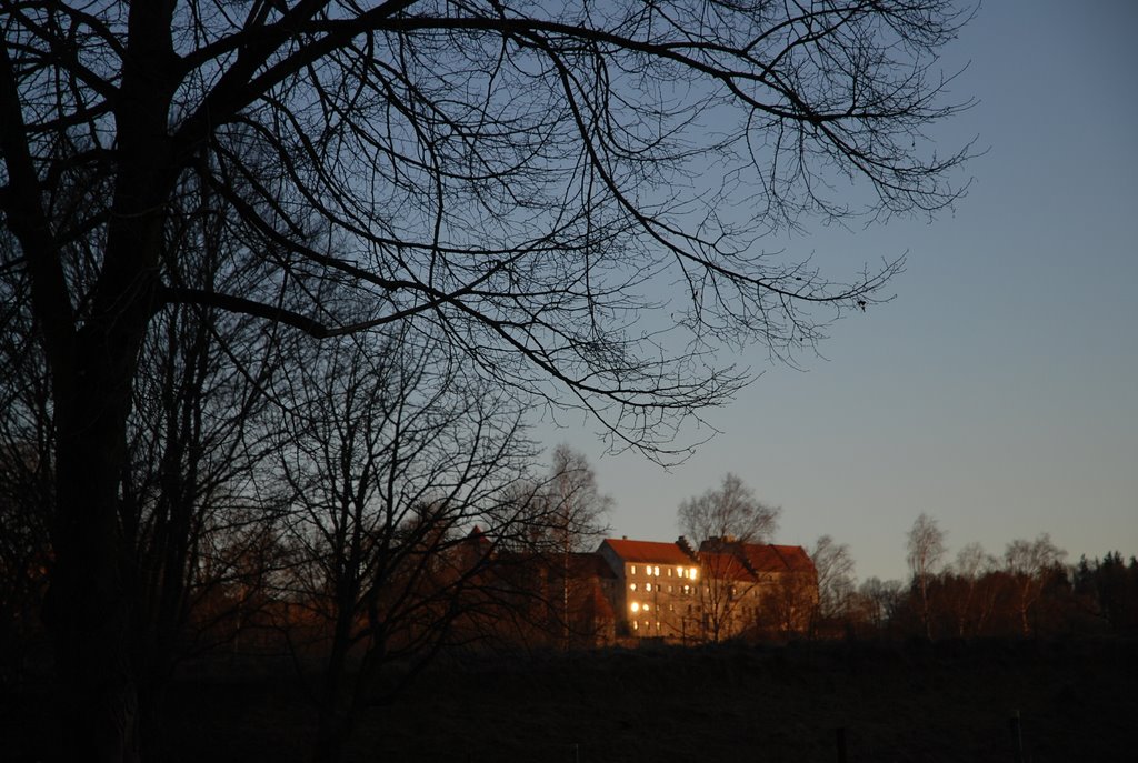 glänzend   - Burg in der Abendsonne, Бургхаузен