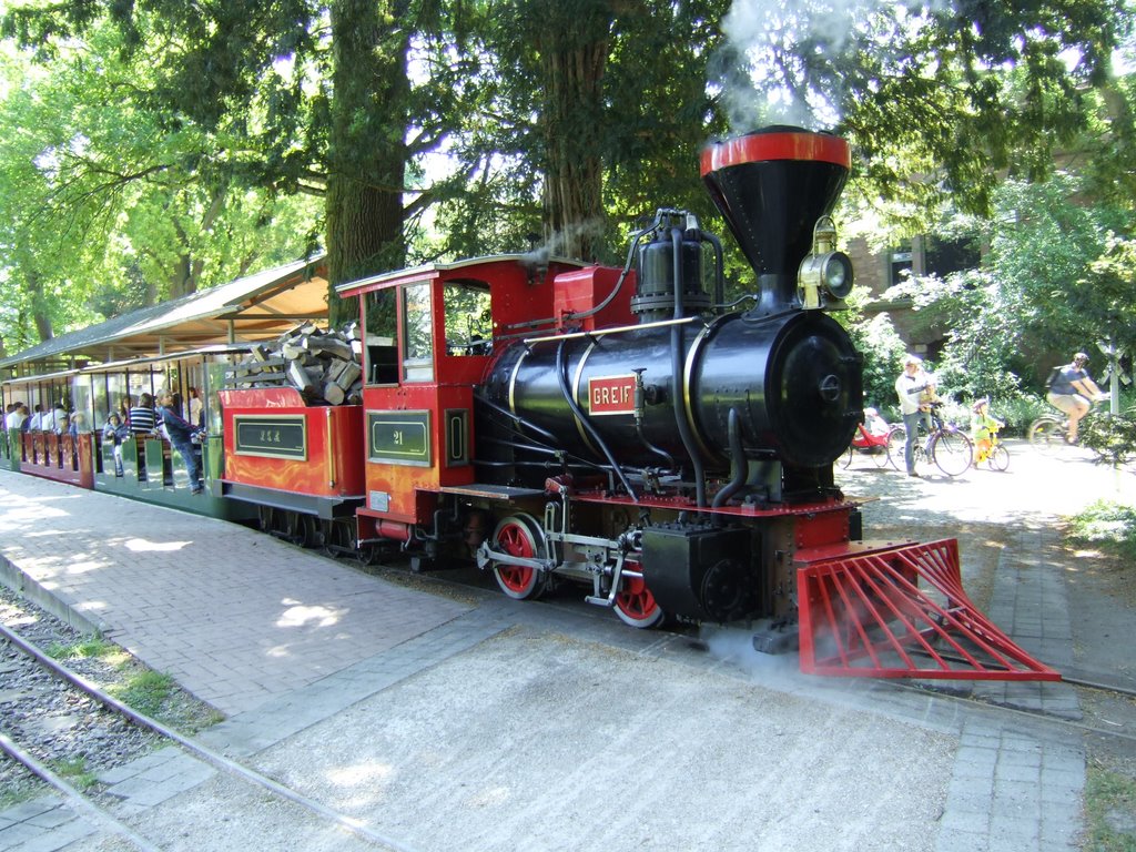 Karlsruhe, Eisenbahn im Schloßpark, Lok "GREIF", Карлсруэ
