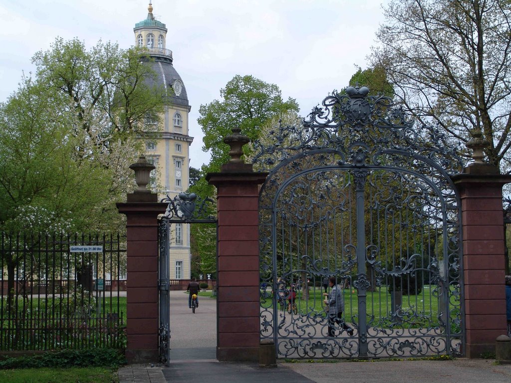 Schloßgarten Karlsruhe Osteingang, Карлсруэ