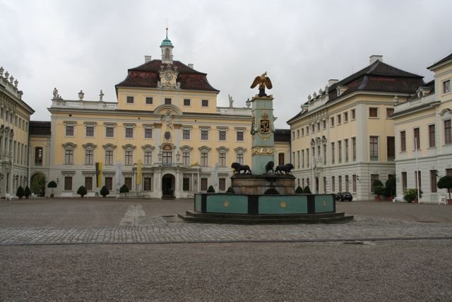 Old building of the palace, Людвигсбург