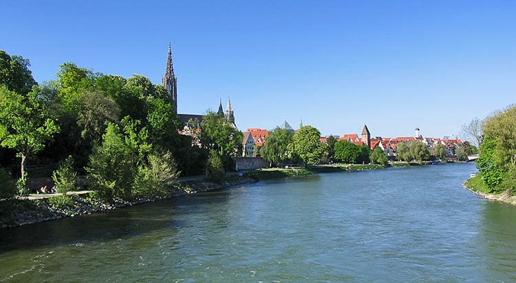 Ulmer Seite der Donau, Ульм