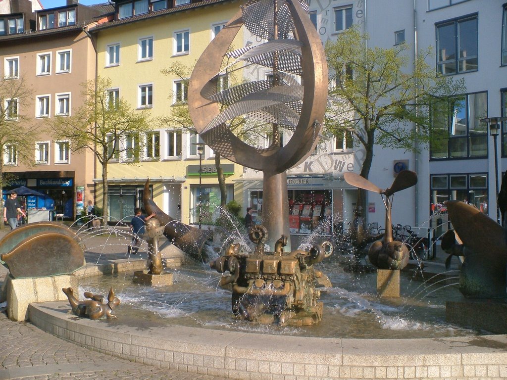 Fountain in town, Фридрихсхафен