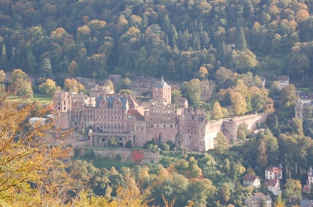 Heidelberg - Schloss vom Bismarckturm, Хейдельберг