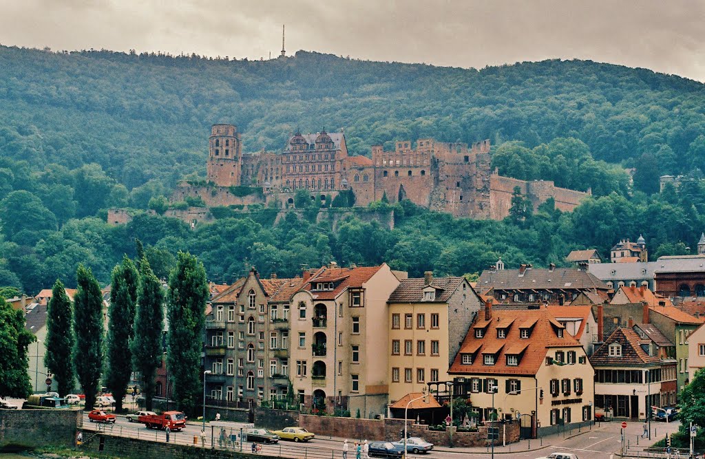 Castle in Heidelberg   ( Friday, Aug. 15, 1986 ), Хейдельберг
