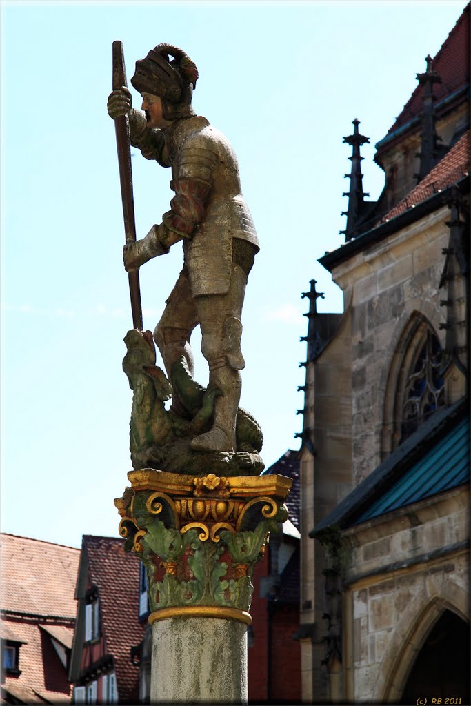 Georgsbrunnen am Holzmarkt Tübingen, Хейденхейм-ан-дер-Бренц