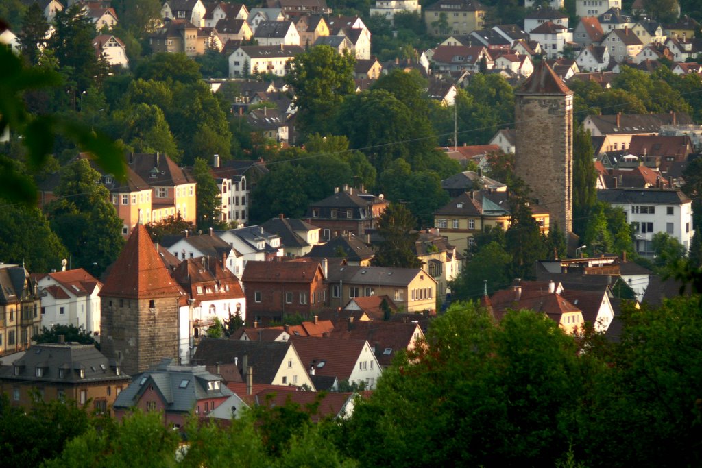 Schwäbisch Gmünd vom Mutlanger Berg aus, Швабиш-Гмунд