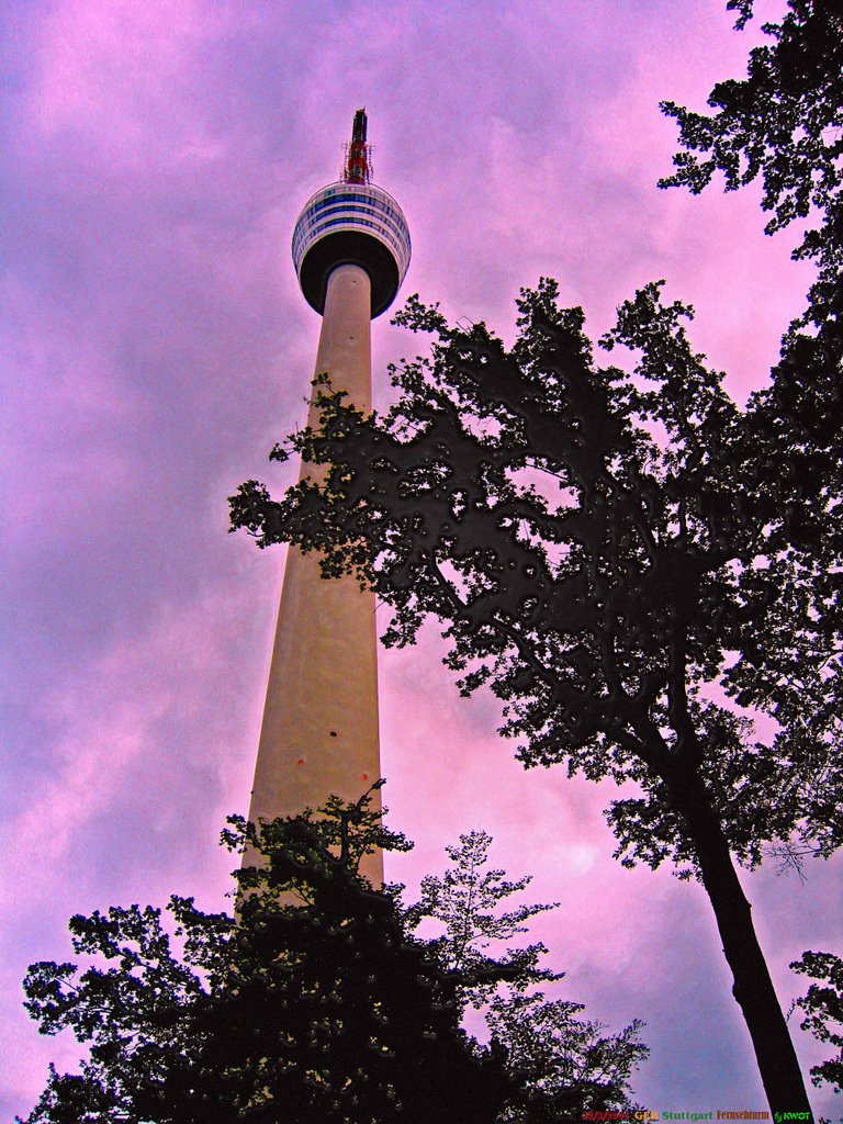 GER Stuttgart Fernsehturm in Hoher Bopser {Worlds 1st-type} by KWOT, Штутгарт