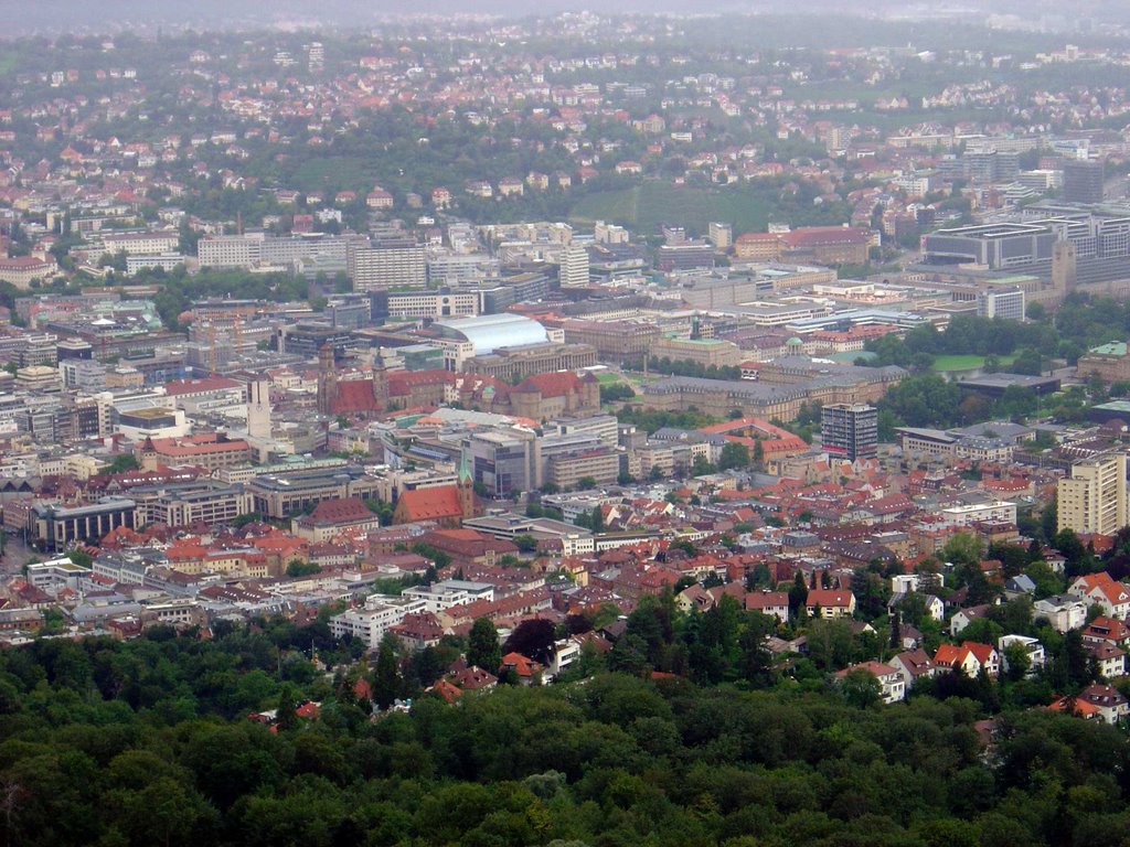 Fernsehturm Stuttgart: Panorama und Neues Schloss, Штутгарт