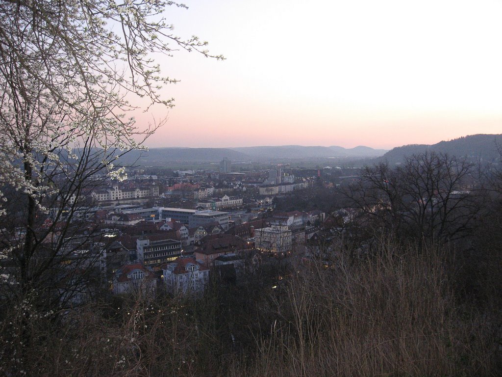Tübingen: Blick von der Wilhelmshöhe, Туттлинген
