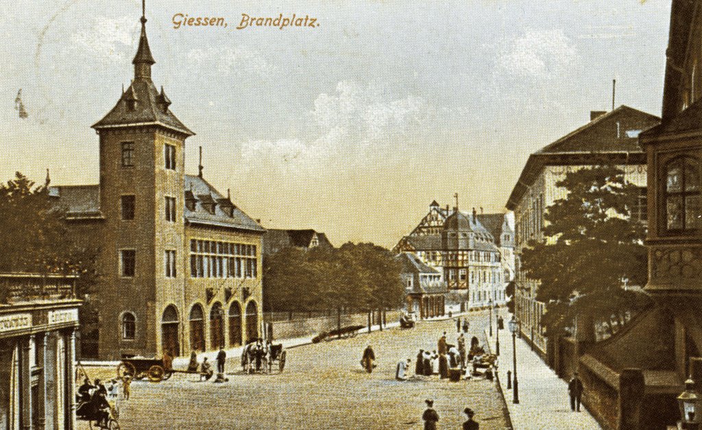 Brandplatz ca. 1890 !, Гиссен