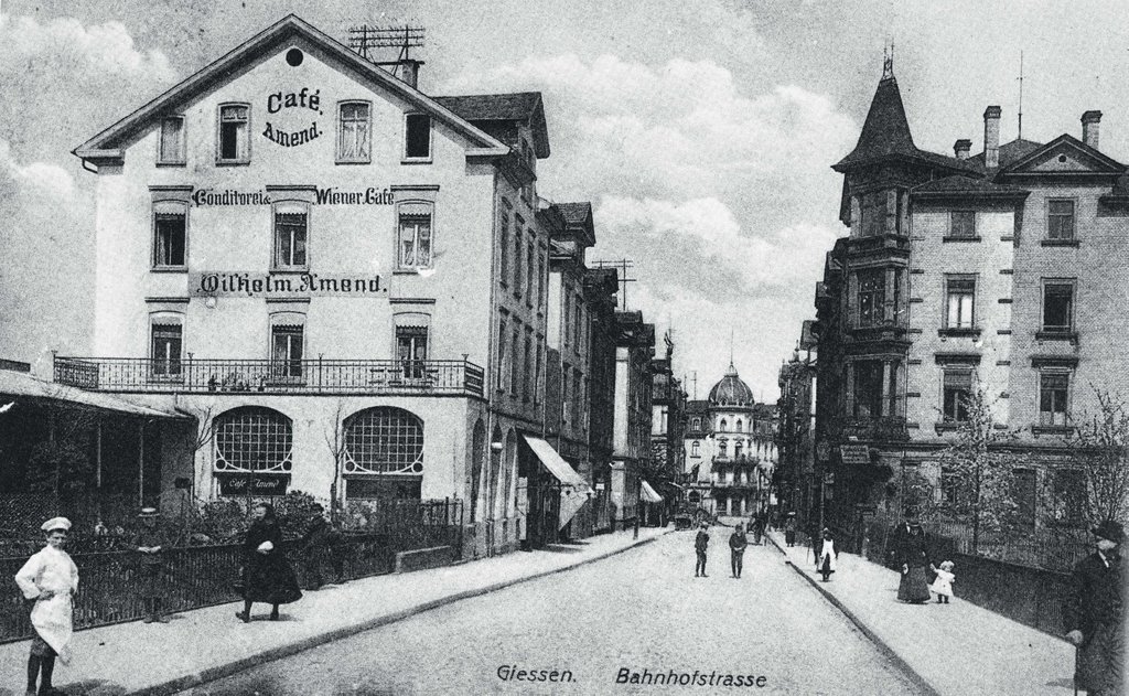 Bahnhofstr. ca. 1900 !, Гиссен