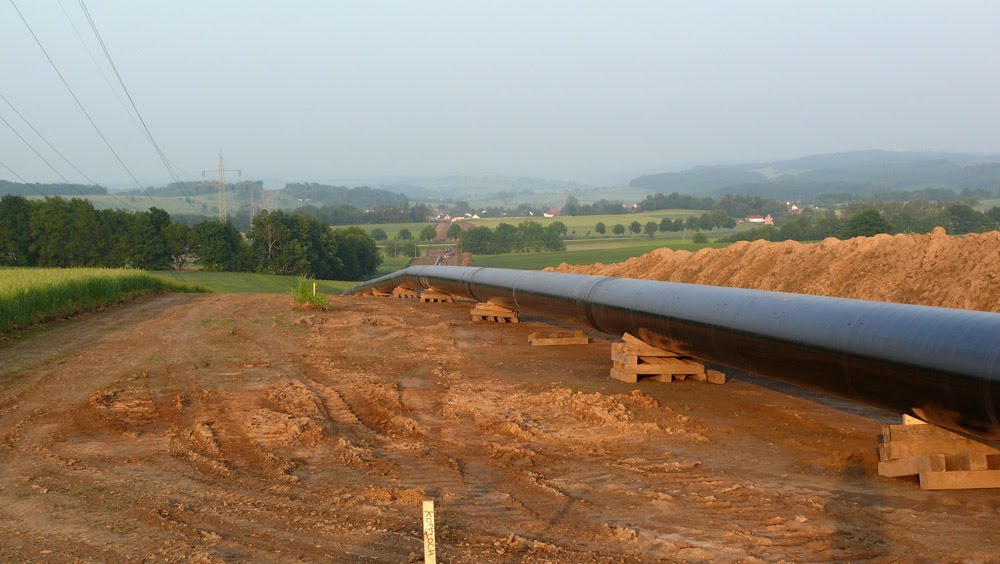 Die Gaspipeline bei Weickartshain - 2007, Марбург-ан-дер-Лан