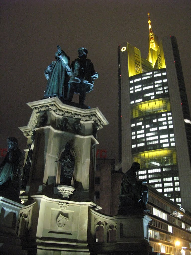 Gutenberg - Denkmal, Франкфурт-на-Майне