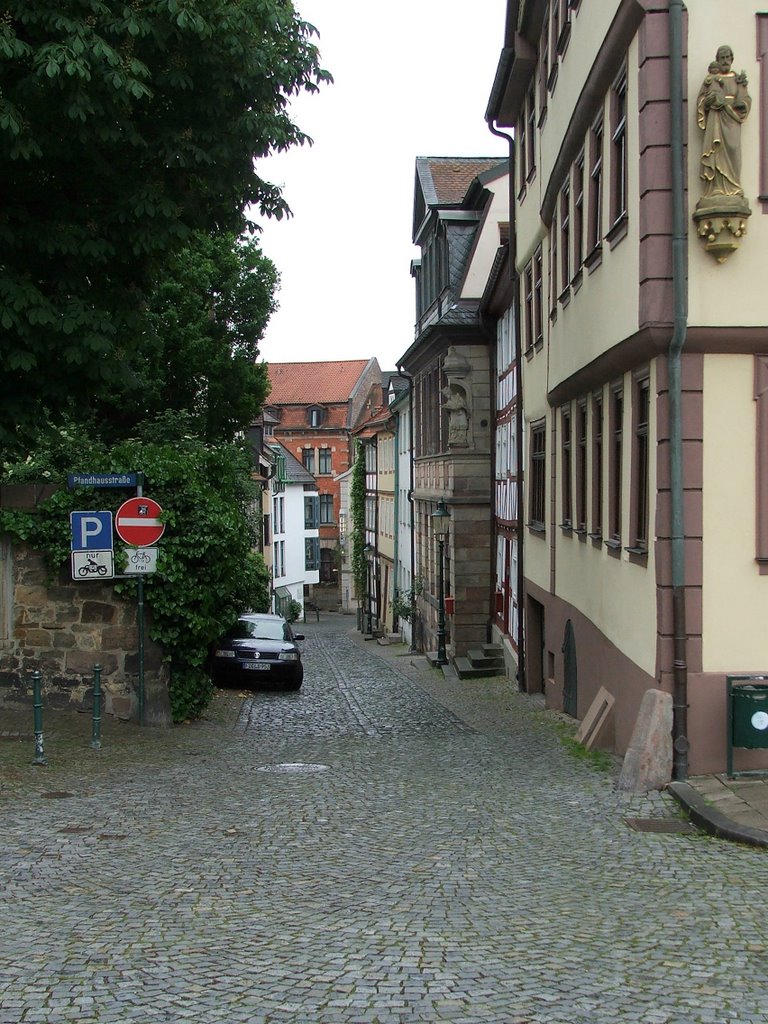 Fulda, Blick in die Rittergasse, Фульда